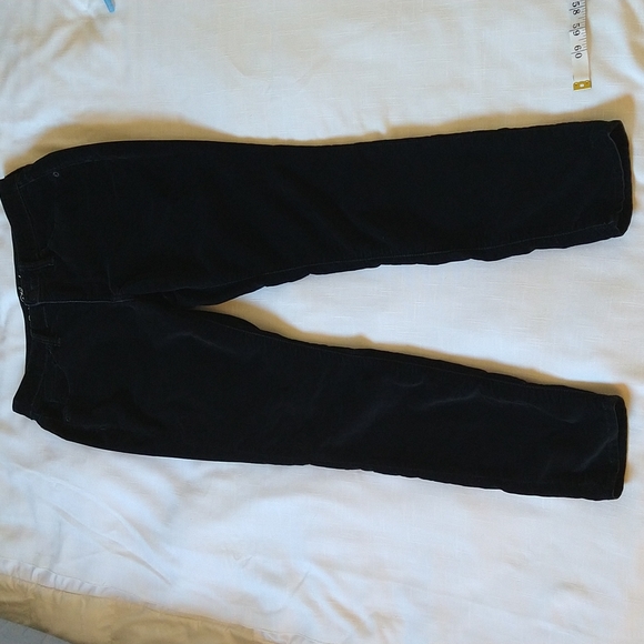 Universal Thread Black Velvet Velour High-Rise Skinny Pants Size 10/30R - Picture 9 of 17